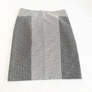 Rachel Roy Patterned Pencil Skirt Asymmetric Form Fitting Design Size 8